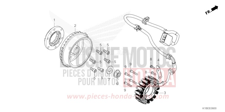 GENERATOR von Forza 350 MAT PEARL COOL WHITE (NHB44) von 2025